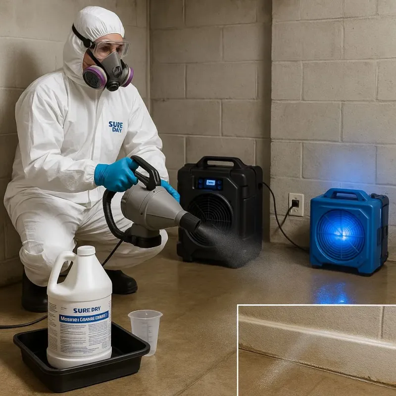 Sanitization and Odor Removal process in Wilder, KY